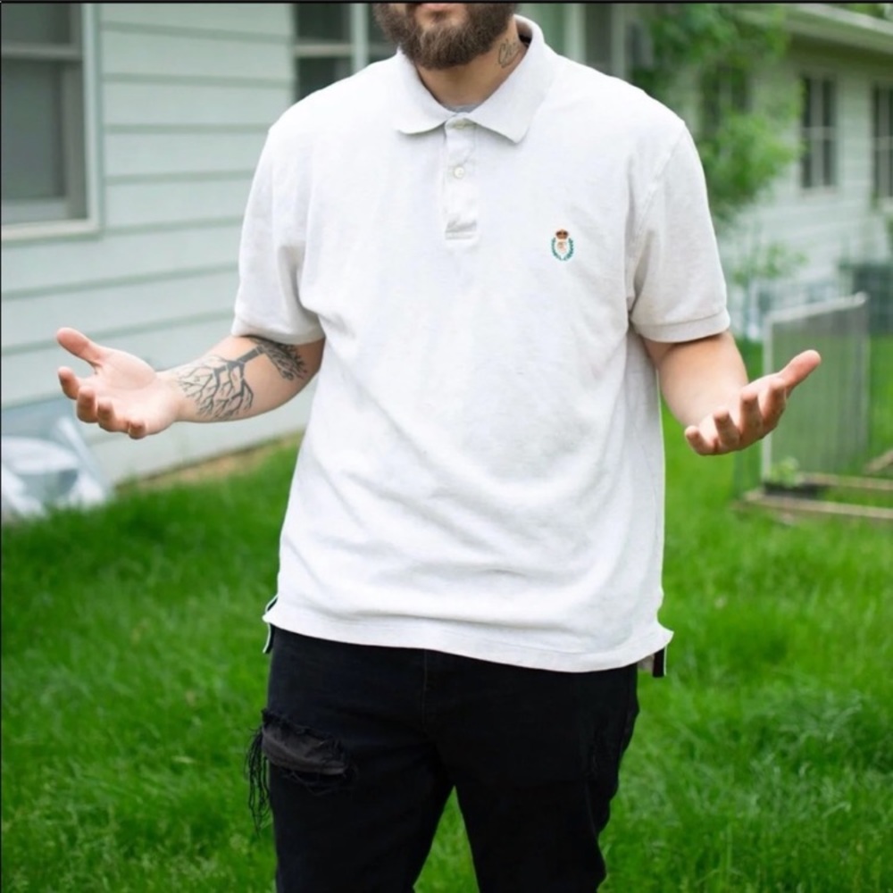 CHAPS Ralph Lauren : Large Beige Polo